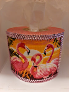 Flamingo Paradise Tissue Dispenser