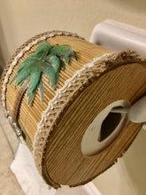 Load image into Gallery viewer, Palm Tree Bamboo Toilet Paper Dispenser