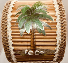 Load image into Gallery viewer, Palm Tree Bamboo Toilet Paper Dispenser