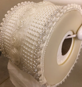 Precious Pearl Toilet Paper Dispenser