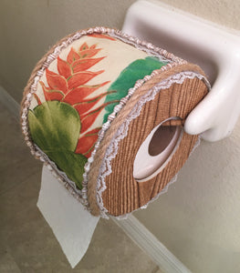 Tropical Island Toilet Paper Dispenser